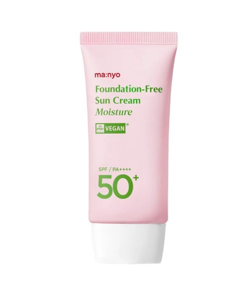 Manyo Foundation-Free Sun Cream Moisture увлажняющий солнцезащитный крем с тонирующим эффектом