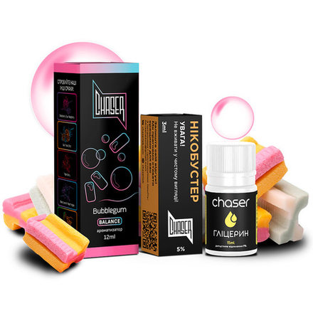 Chaser BLACK - Bubble Gum (30ml, 5% nic)