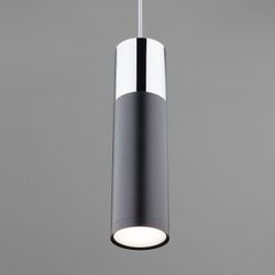 Подвесной светильник Eurosvet Double Topper 50135/1 LED хром/черный