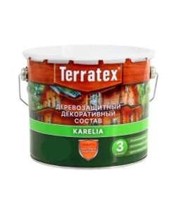 Антисептик лессирующий декоративный для дерева Terratex на алкидной основе Палисандр 7,5кг