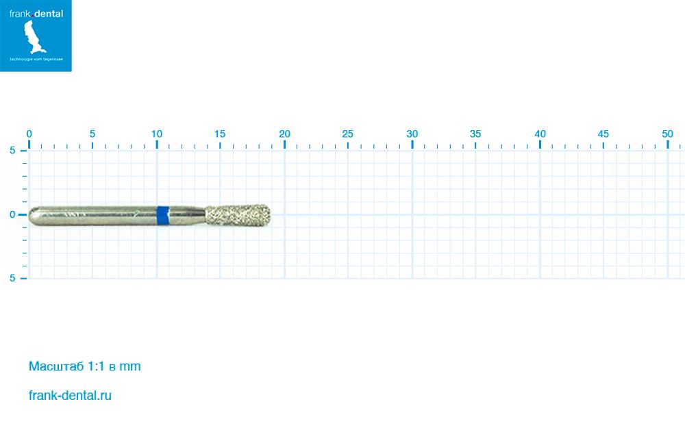 Бор алмазный стандартный Frank Dental типа FG - D.830L.018.FG
