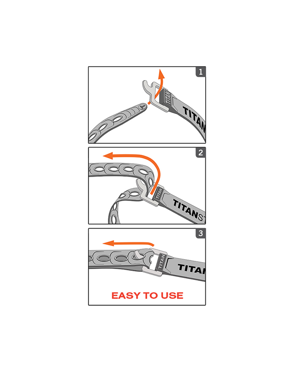 Ремень крепёжный TitanStraps Super Straps зелёный L = 23 см (Dmax = 6,55 см, Dmin = 1,47 см)