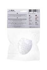 Белый рельефный мастурбатор Pufl (Цвет: белый)