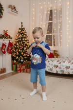 Пижама детская бриджи и футболка из хлопка