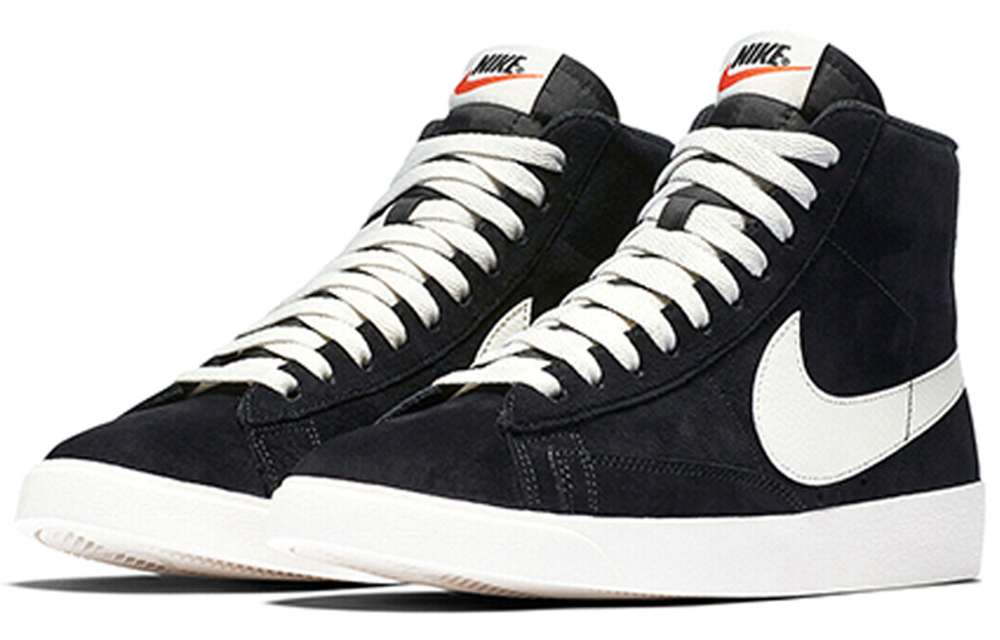 Кроссовки Nike Blazer Black Suede (Женская размерная сетка)