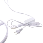 Фигура светодиодная «Волшебная Бабочка» на стойке h-2,08м, длина крыла 100 см, без движения,220v,Белый