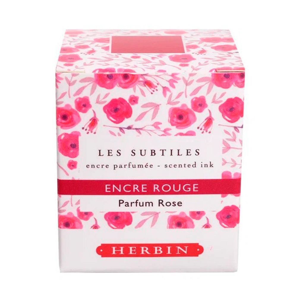 Ароматизированные чернила во флаконе Herbin 30 мл Красная Роза (13768T) 1