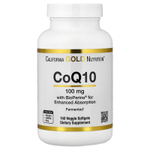 California Gold Nutrition, коэнзим Q10 с экстрактом чёрного перца Bioperine®, 150 вегетарианских капсул