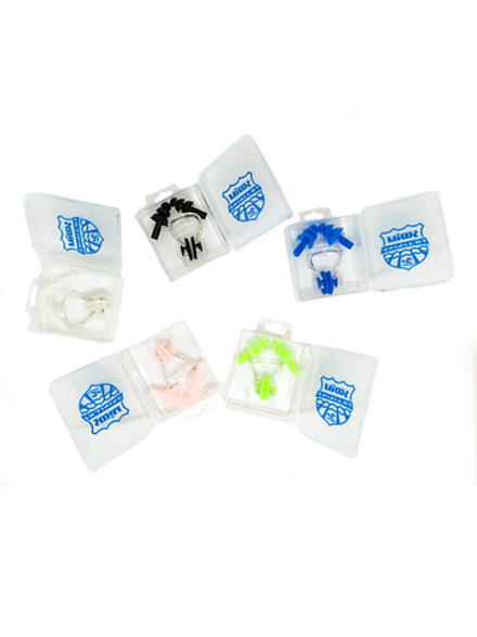 Комплект беруши + зажим для носа SwimTraining