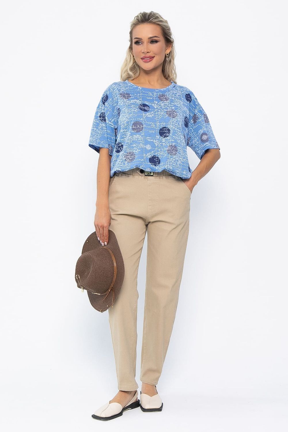 Блуза Тори (джинс) Б13518-20М LT Collection