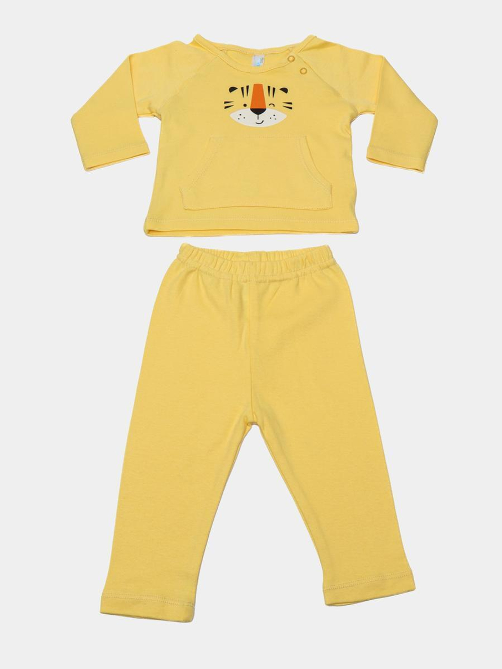Комплект д/новорожд. (кофточка+штанишки) р.68-74 M1002I-0/1 жёлтый (Такро)