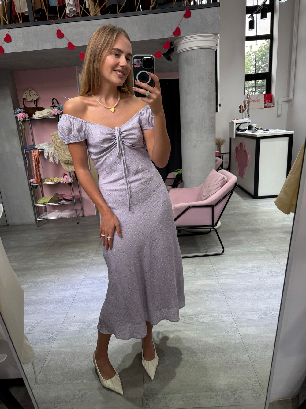 Платье Country girl лаванда