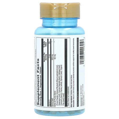 Nature's Life, Herbs & Prunes, 100 вегетарианских таблеток