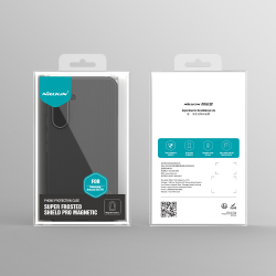 Чехол противоударный от Nillkin c поддержкой зарядки MagSafe для Samsung Galaxy S24 FE, серия Super Frosted Shield Pro Magnetic Case