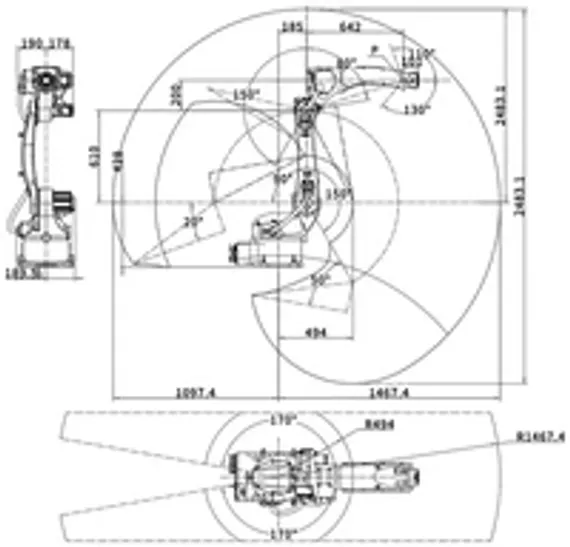 Промышленный робот CRP RH26-185