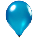 Шар воздушный металлик Alingar, №12, синий, 100шт/уп, пакет с европодвесом