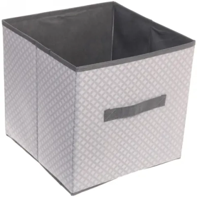 Короб - органайзер складной для хранения вещей «ЭКЛАТТ», цвет пыльно - серый, 28*28*28см