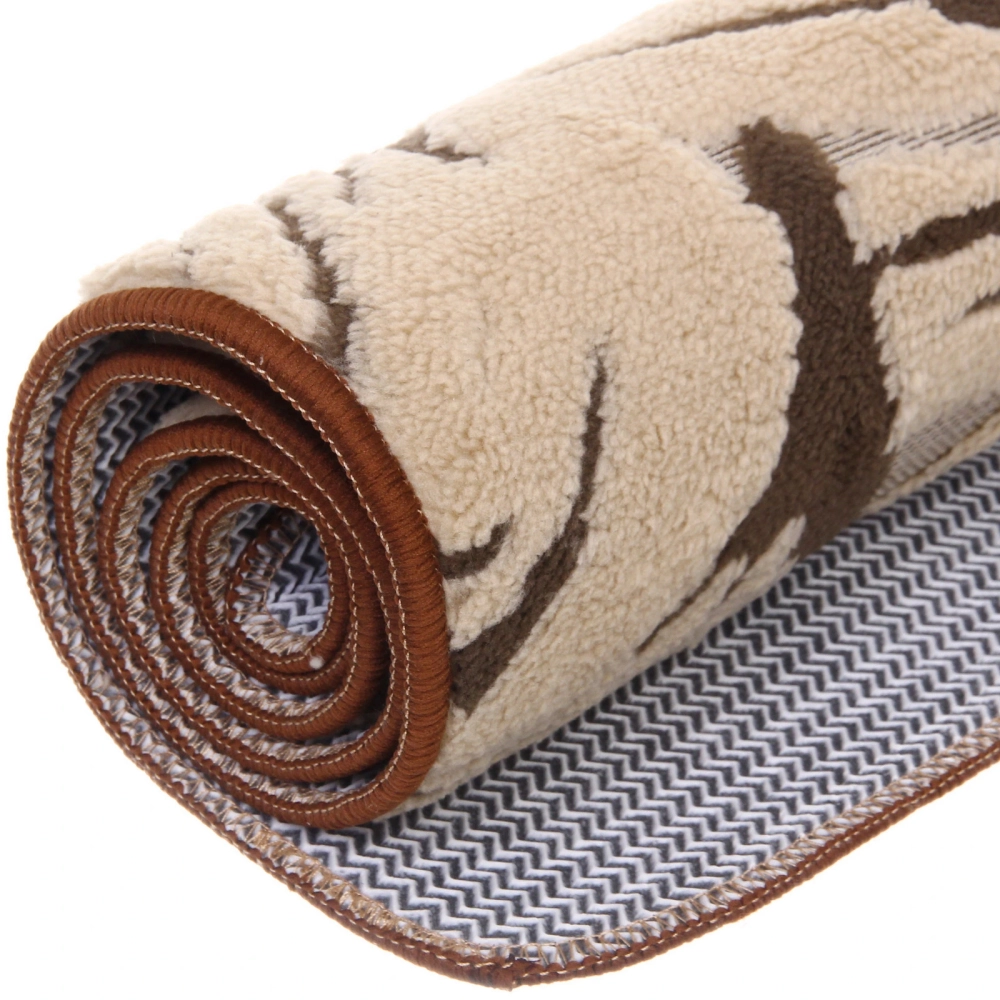 Коврик для ванной 80*120"Тропики» бежевый