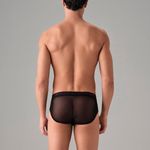 Мужские трусы брифы черные прозрачные Doreanse 1201