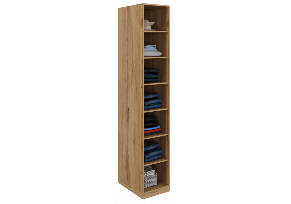 Шкаф 2-х створчатый Woodville Лорена дуб вотан, белый