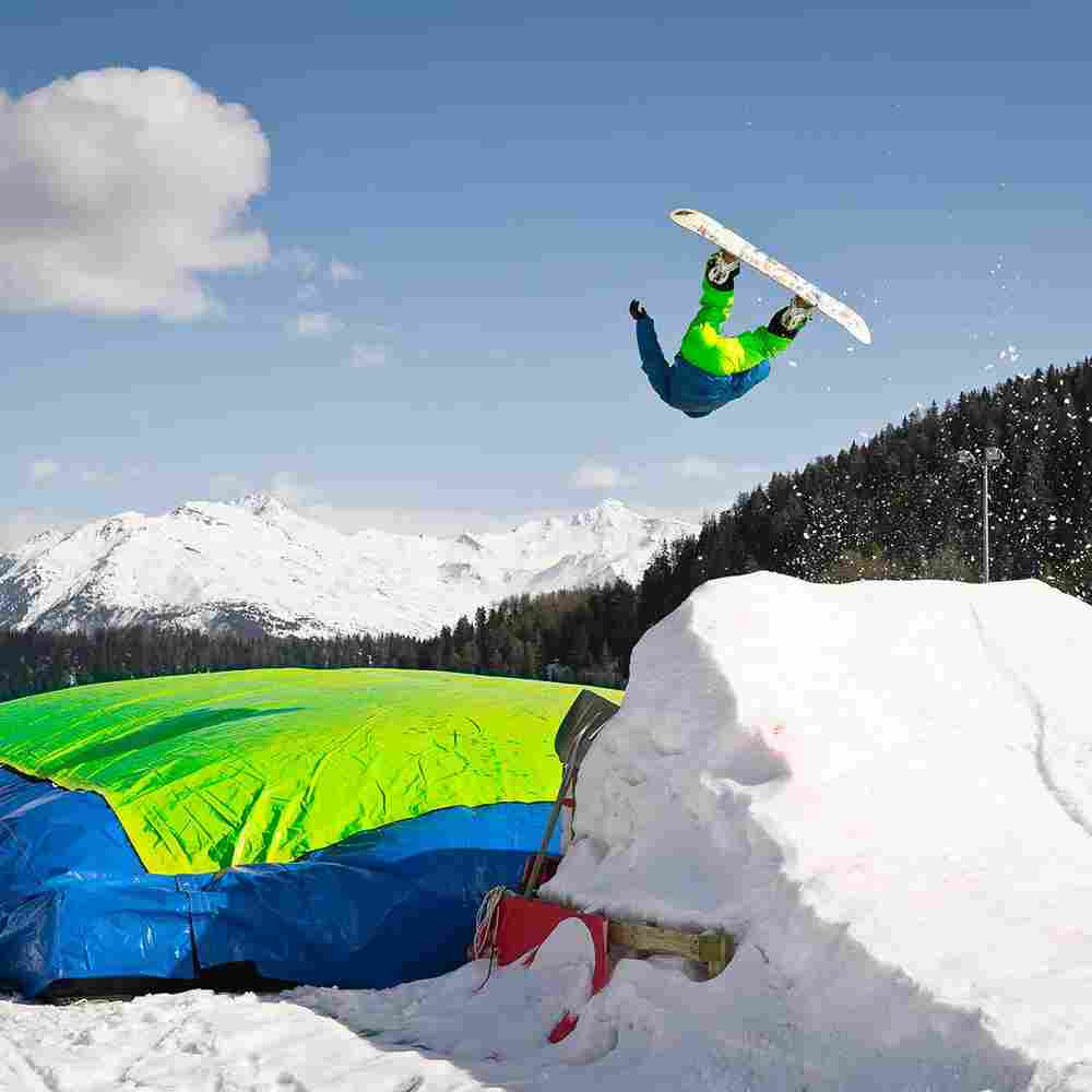 Надувная подушка «FreestyleBag» для фристайла и экстрим-прыжков, 12×8×3,5 м