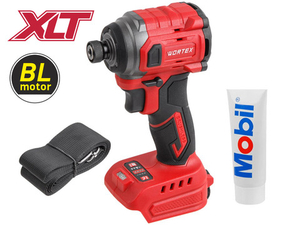 Гайковерт ударный аккумуляторный (импакт) WORTEX CWR 0218 (без аккумуляторов и зарядного, в коробке). 220 Н*м, внутренний шестигранник 1/4)