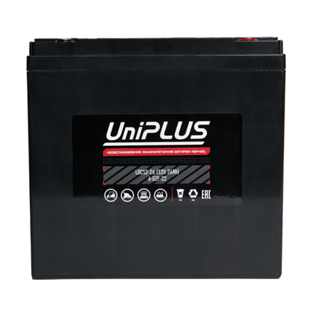 Тяговый аккумулятор LEOCH UniPLUS LDC12-26-DT