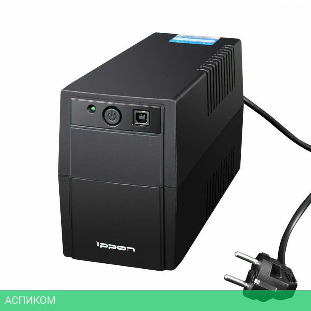 Источник бесперебойного питания Ippon Back Basic 850 Euro черный
