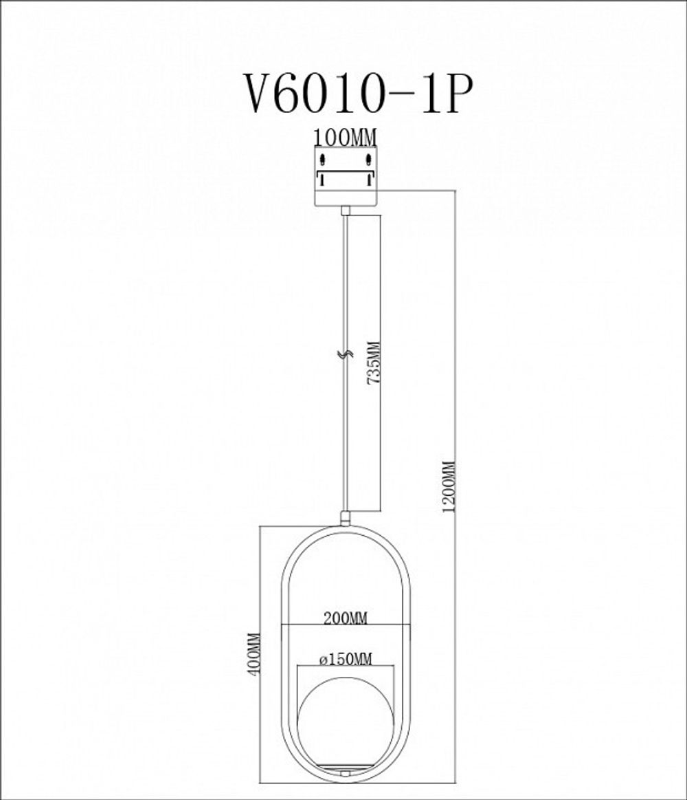 Подвесной светильник Moderli Klaster V6010-1P
