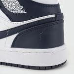Кроссовки Nike Air Jordan 1 White / Metallic Gold / Obsidian