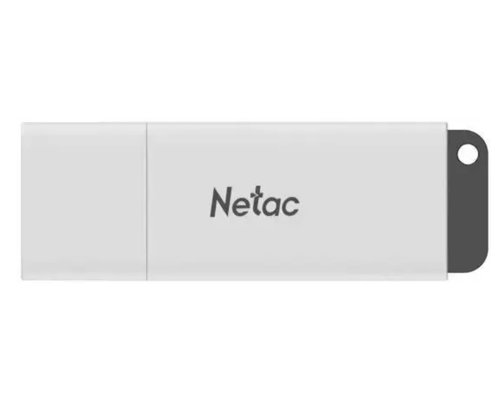 Флэш карта для компьютера Netac U185 16Gb USB 3.0-Белая