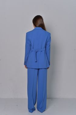 Брюки-палаццо в цвете "васильковый синий" из вискозы SOULCOAT