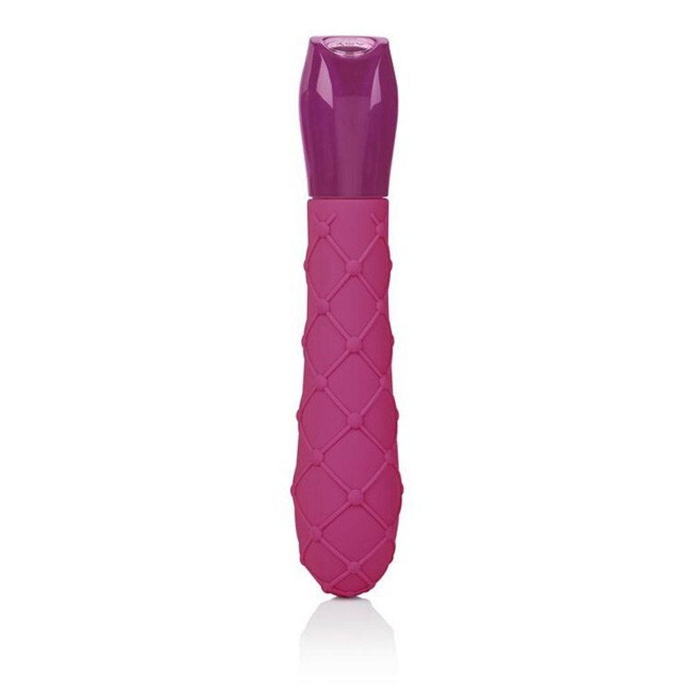 Мощный фактурный силиконовый вибратор Ceres Lace Massager (7 режимов) (Цвет: фиолетовый)