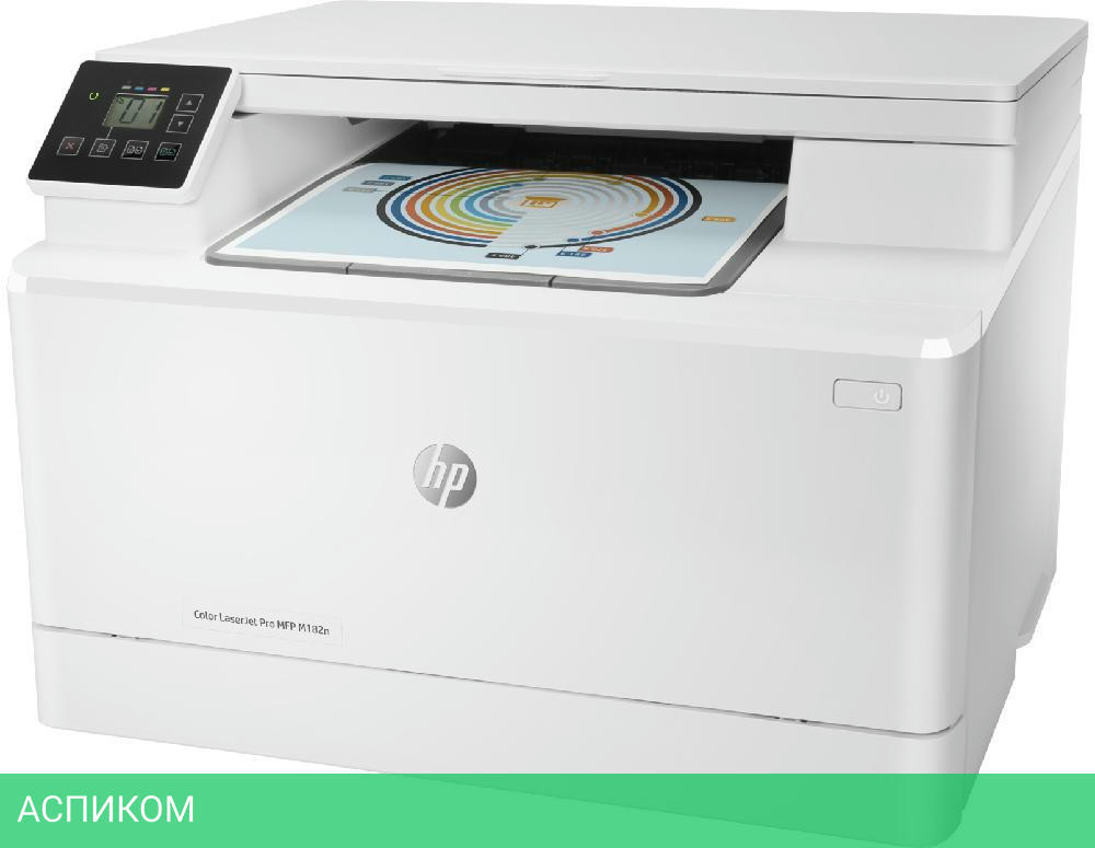 МФУ HP Color LaserJet Pro M182n (7KW54A)
