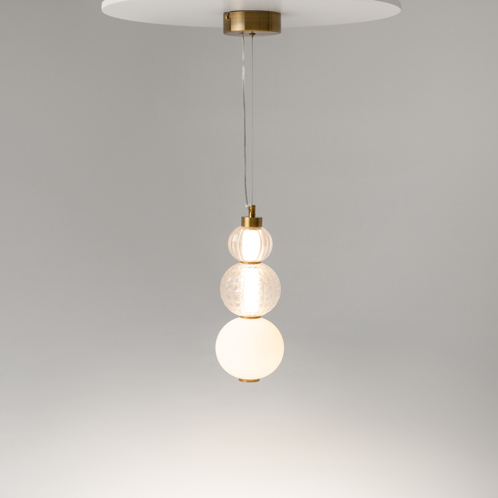 Подвесной светодиодный светильник Maytoni Collar P069PL-L16G3K