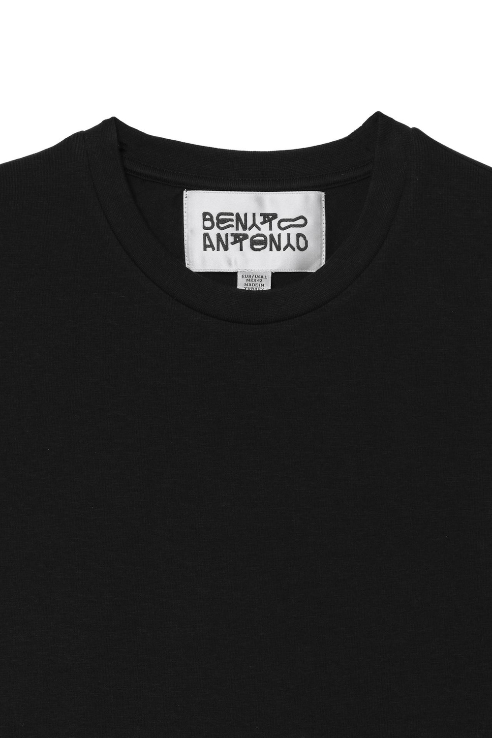 ZARA X BENITO ANTONIO ФУТБОЛКА ОБЛЕГАЮЩЕГО КРОЯ, ЧЕРНЫЙ