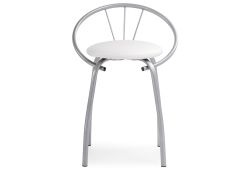 Стул на металлокаркасе Tankard белый полимер / светлый мусс