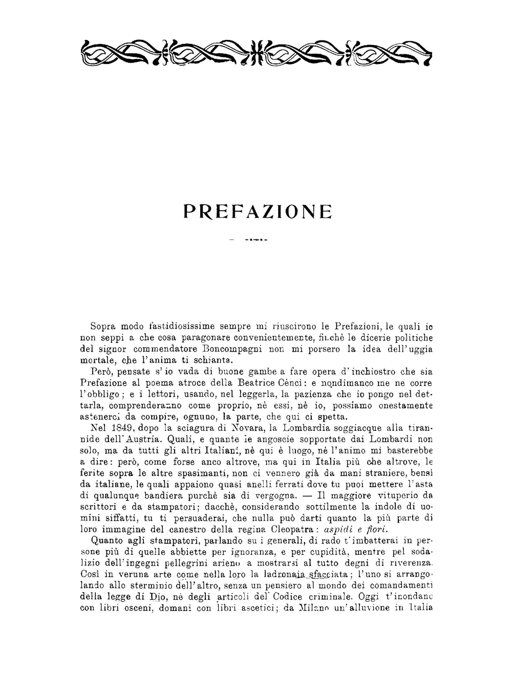 Beatrice Cènci: storia del secolo 16. con illus. di N. Sanesi | Francesco Domenico Guerrazzi