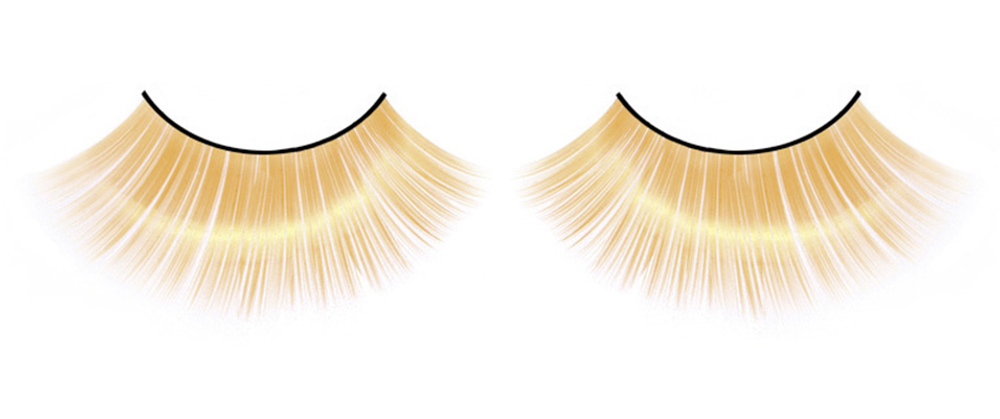 Пушистые оранжевые ресницы (Цвет: оранжевый)