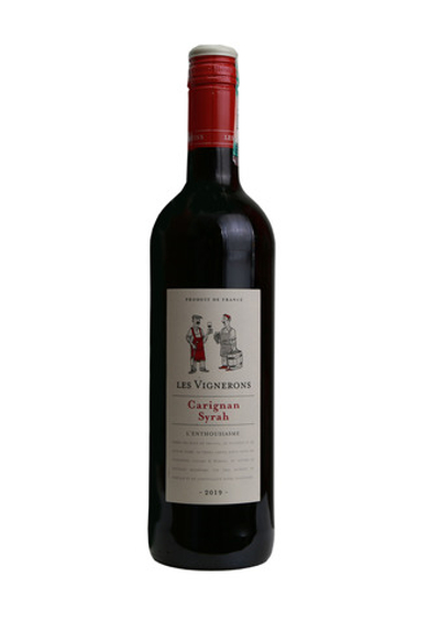 Вино Les Vignerons Carignan Syrah 12.5%