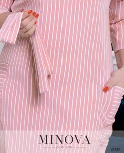 Платье 1126б-пудра Minova