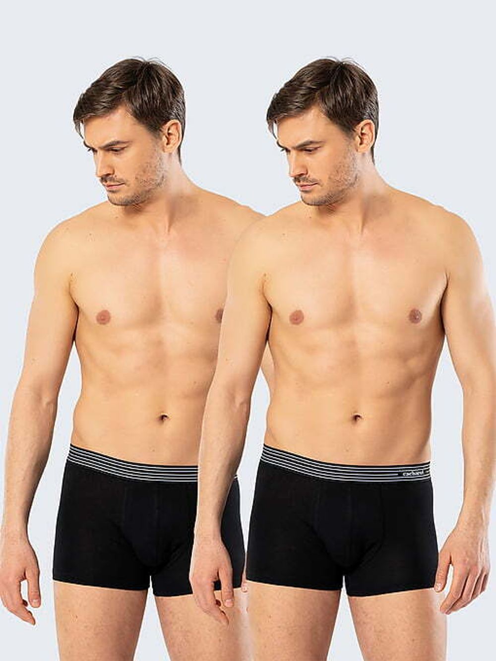 Трусы мужские боксеры. Набор из 2-х штук черный