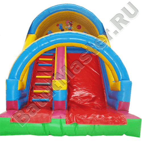 Детский надувной батут-горка "Цирк"