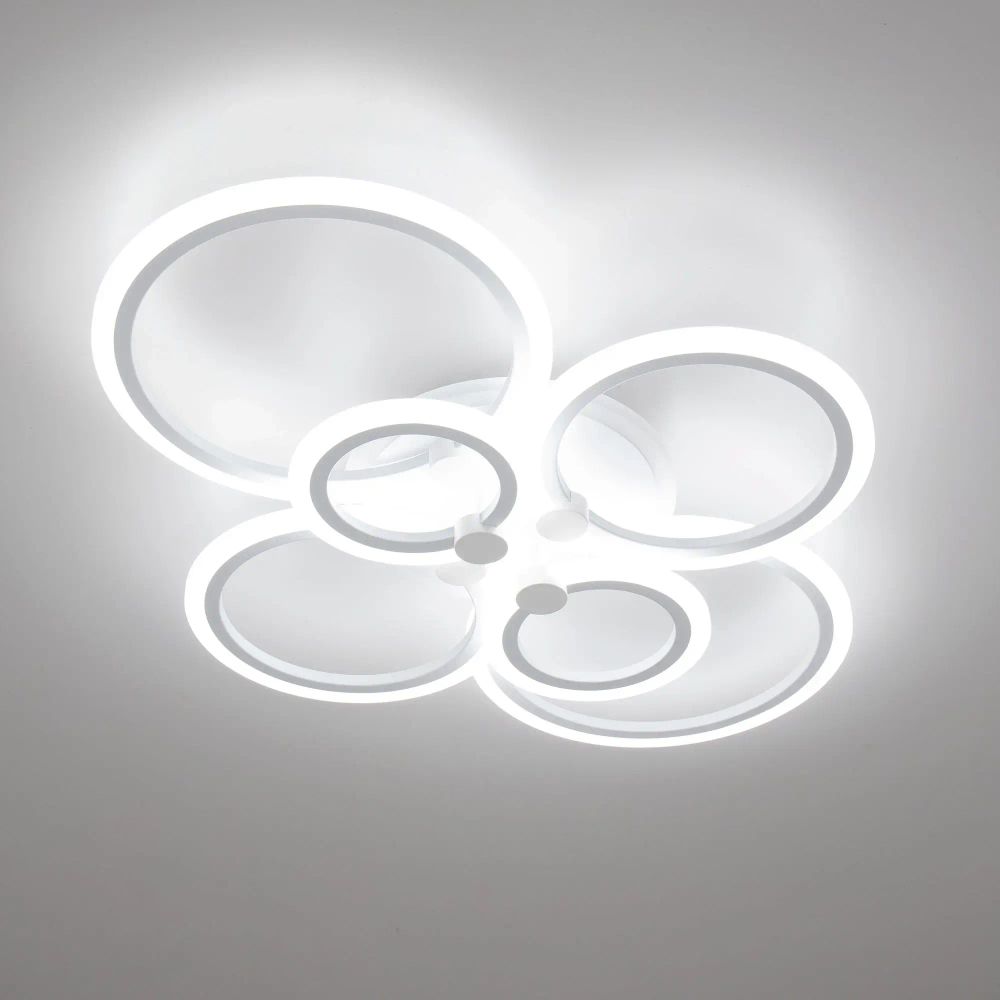 Citilux Сента CL237B160E RGB Люстра с пультом Белая