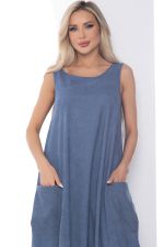Сарафан В стиле бохо (голубой) П10097 LT Collection