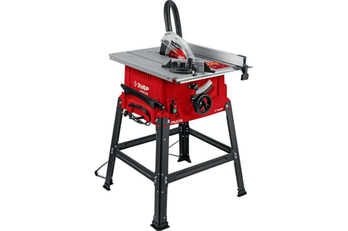 Напольный распиловочный станок ЗУБР 1900 Вт, со станиной СРЦ-254с
