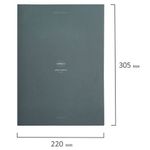 Тетрадь на кольцах БОЛЬШАЯ А4, 215х305 мм, 100 л., твердый картон, клетка, BRAUBERG, "Rhythm", 405407