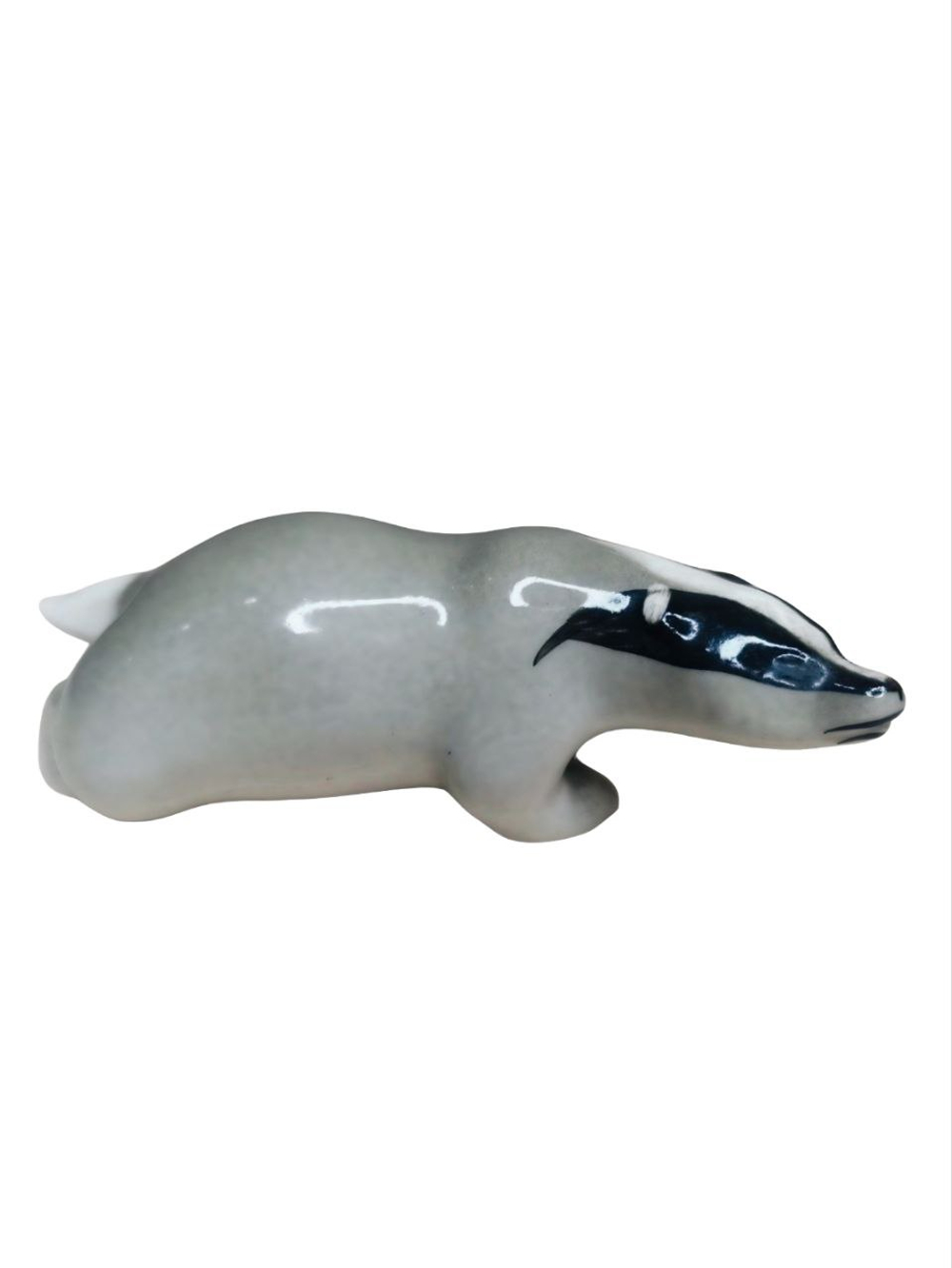 Фарфоровая статуэтка "Барсук" ЛФЗ