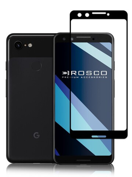 Защитное стекло ROSCO для Google Pixel 3 оптом (арт. PX-3-FSP-GLASS-BLACK)