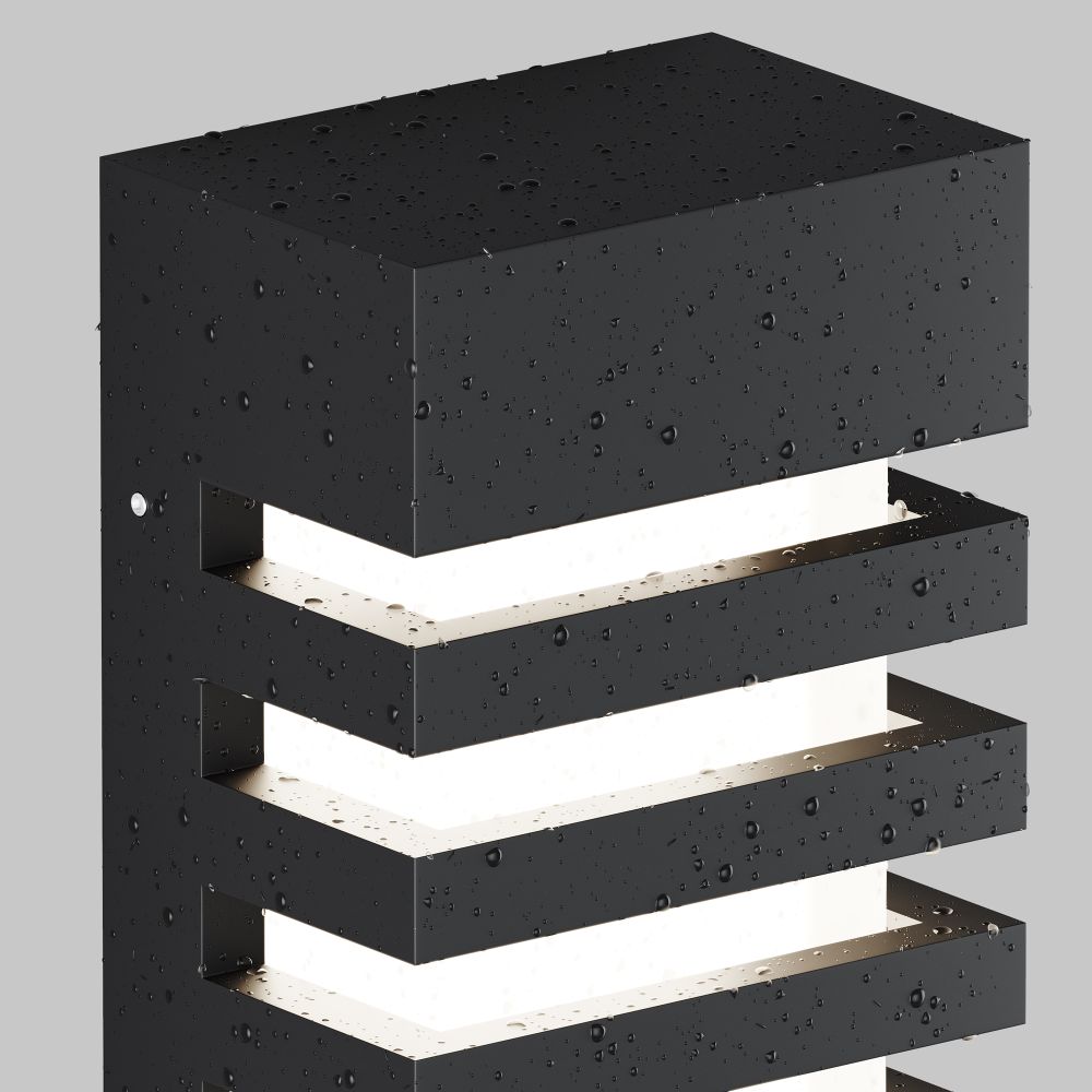 Уличный настенный светильник Maytoni   O034WL-01B